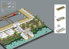 LEGO 21058 instructions page 76 – build guide