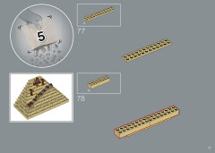 LEGO 21058 instructions page 77 – build guide