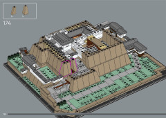 LEGO 21060 instructions page 122 – build guide