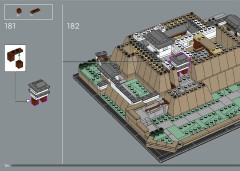 LEGO 21060 instructions page 124 – build guide