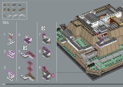 LEGO 21060 instructions page 126 – build guide