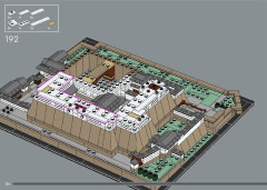 LEGO 21060 instructions page 134 – build guide