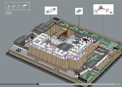 LEGO 21060 instructions page 135 – build guide