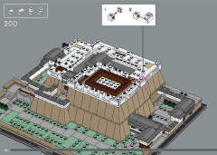 LEGO 21060 instructions page 142 – build guide