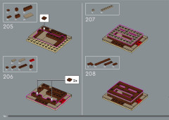 LEGO 21060 instructions page 144 – build guide