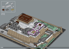 LEGO 21060 instructions page 148 – build guide