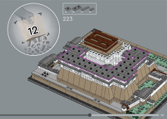 LEGO 21060 instructions page 159 – build guide