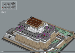 LEGO 21060 instructions page 160 – build guide