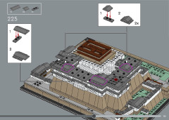 LEGO 21060 instructions page 161 – build guide