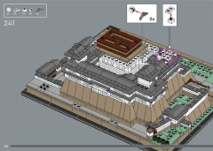LEGO 21060 instructions page 168 – build guide