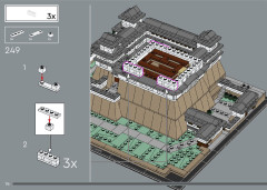 LEGO 21060 instructions page 176 – build guide