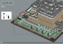 LEGO 21060 instructions page 196 – build guide