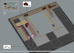 LEGO 21060 instructions page 27 – build guide