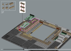 LEGO 21060 instructions page 40 – build guide