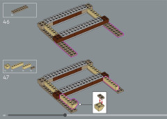 LEGO 21060 instructions page 46 – build guide