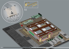 LEGO 21060 instructions page 52 – build guide