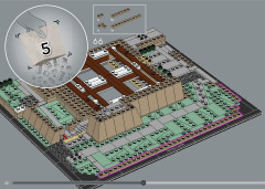 LEGO 21060 instructions page 62 – build guide