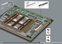 LEGO 21060 instructions page 72 – build guide
