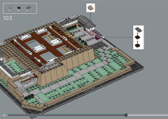 LEGO 21060 instructions page 84 – build guide