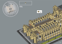 LEGO 21061 instructions page 165 – build guide