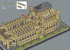 LEGO 21061 instructions page 174 – build guide