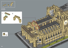 LEGO 21061 instructions page 184 – build guide