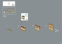 LEGO 21061 instructions page 205 – build guide