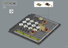LEGO 21061 instructions page 25 – build guide