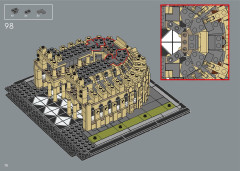 LEGO 21061 instructions page 78 – build guide