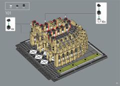 LEGO 21061 instructions page 81 – build guide
