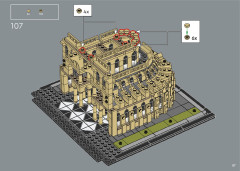 LEGO 21061 instructions page 87 – build guide