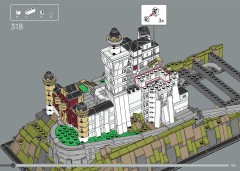 LEGO 21063 instructions page 185 – build guide