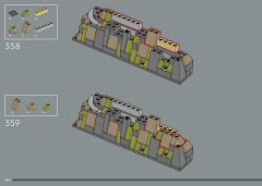 LEGO 21063 instructions page 206 – build guide