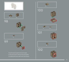 LEGO 21064 instructions page 71 – build guide
