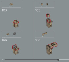 LEGO 21064 instructions page 72 – build guide