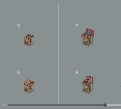 LEGO 21064 instructions page 74 – build guide