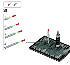 LEGO 21101 instructions page 43 – build guide