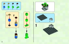 LEGO 21102 instructions page 2 – build guide