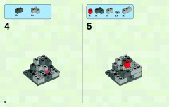 LEGO 21102 instructions page 4 – build guide