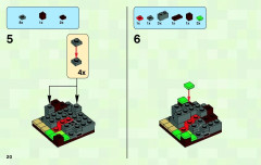 LEGO 21102 instructions page 20 – build guide