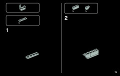 LEGO 21103 instructions page 73 – build guide