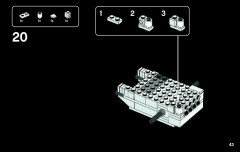 LEGO 21104 instructions page 43 – build guide