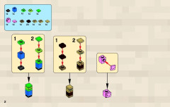 LEGO 21105 instructions page 2 – build guide