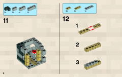 LEGO 21105 instructions page 8 – build guide