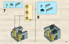 LEGO 21105 instructions page 23 – build guide