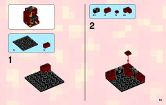 LEGO 21106 instructions page 13 – build guide