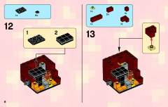 LEGO 21106 instructions page 8 – build guide