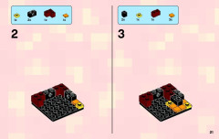 LEGO 21106 instructions page 21 – build guide