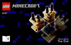 LEGO 21107 instructions page 1 – build guide