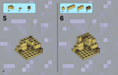 LEGO 21107 instructions page 8 – build guide